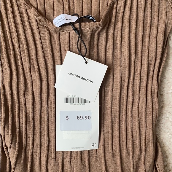 Zara Brown Dress - Picture 3 of 3